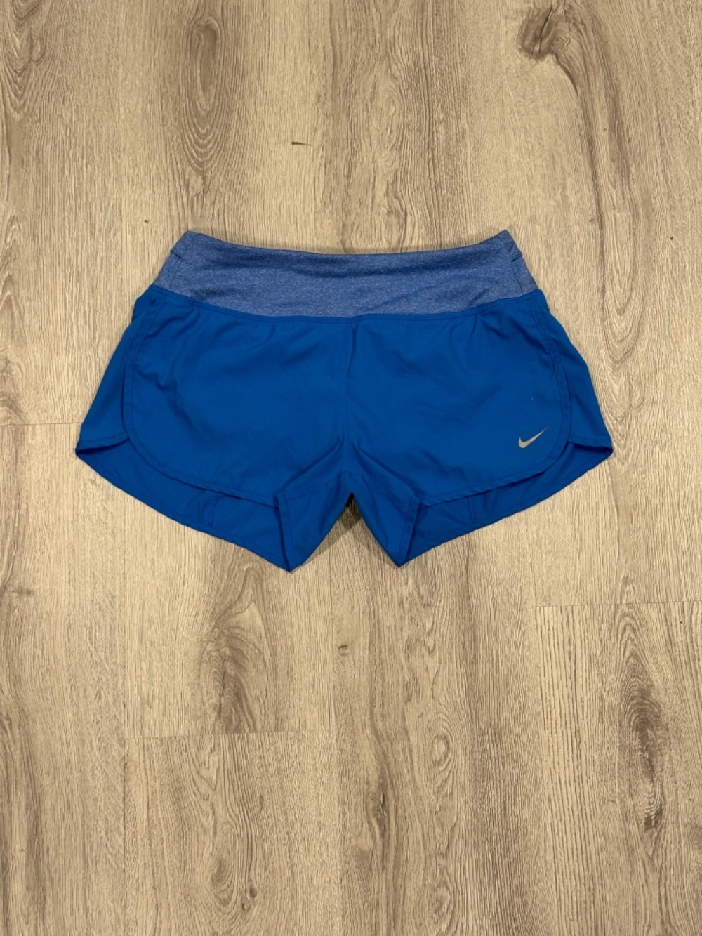 Nike Dri-FIT Rival Women’s Running Shorts Blue - Size Small - Zipper Pocket